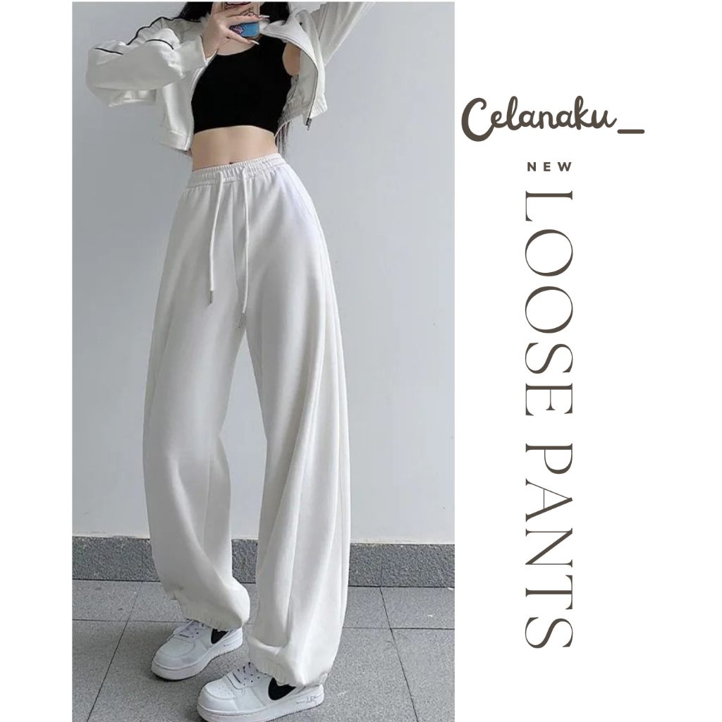 MY PANTS_กางเกงวอร์ม Baggy I Baggy Pants I Baggy Pants I กางเกงผ้าฟลีซ I Loose Pants