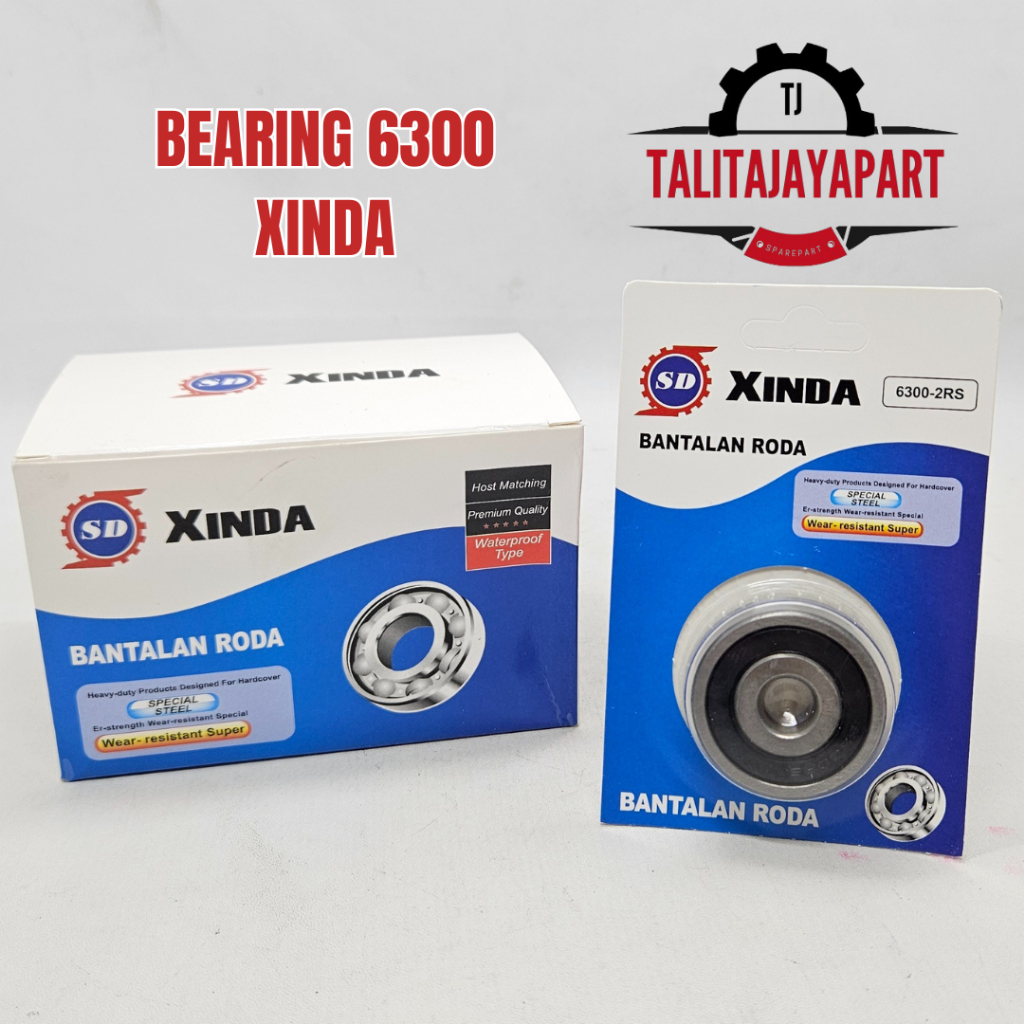 BEARING 6300 - 2RS XINDA - BEARING LAHER 6300 XINDA (MIN 2)