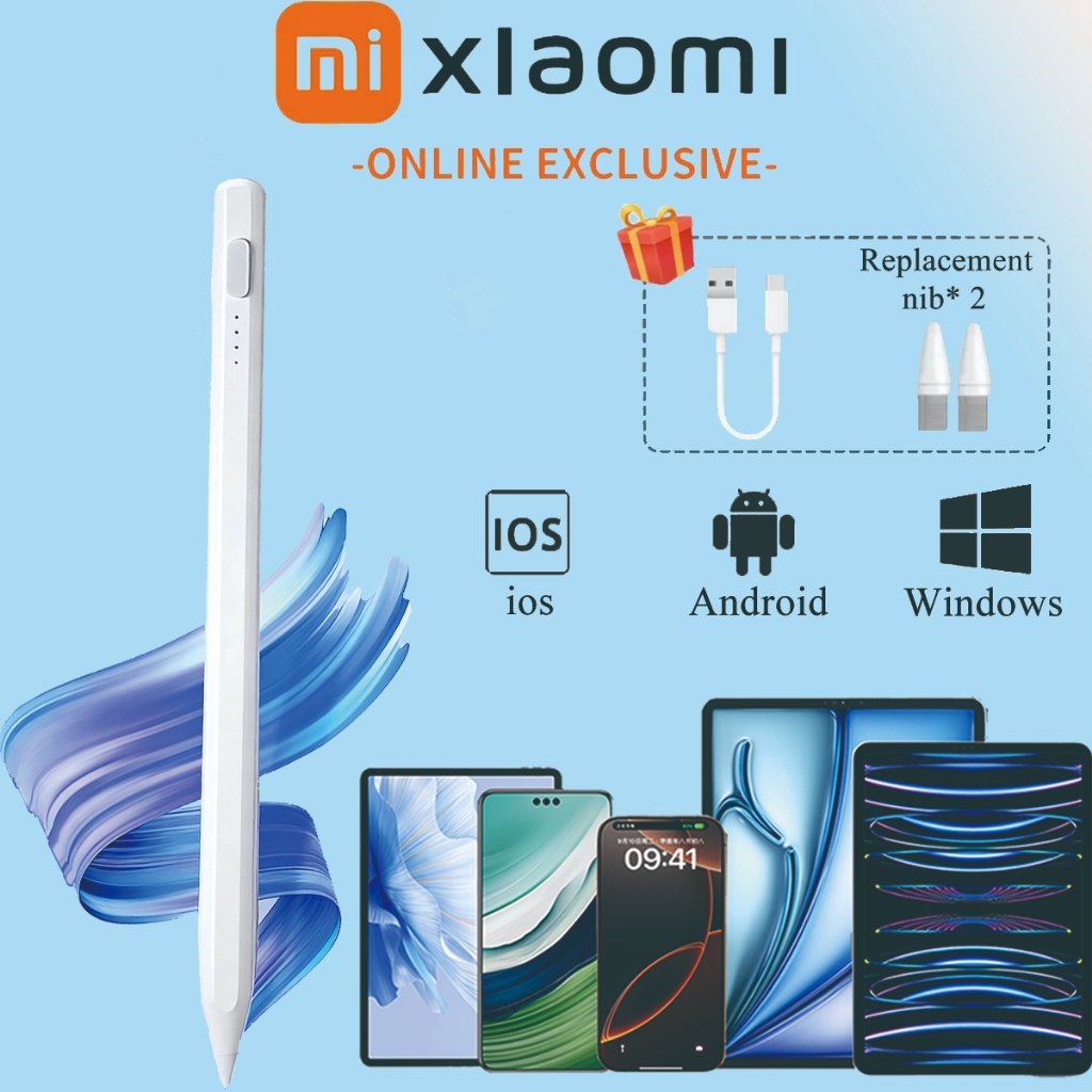 Xiaomi Smart Stylus (Capsitive Stylus) เข้ากันได้กับ (Series 12/13/14/15 15 Ultra, Redmi K40 Pro/K50