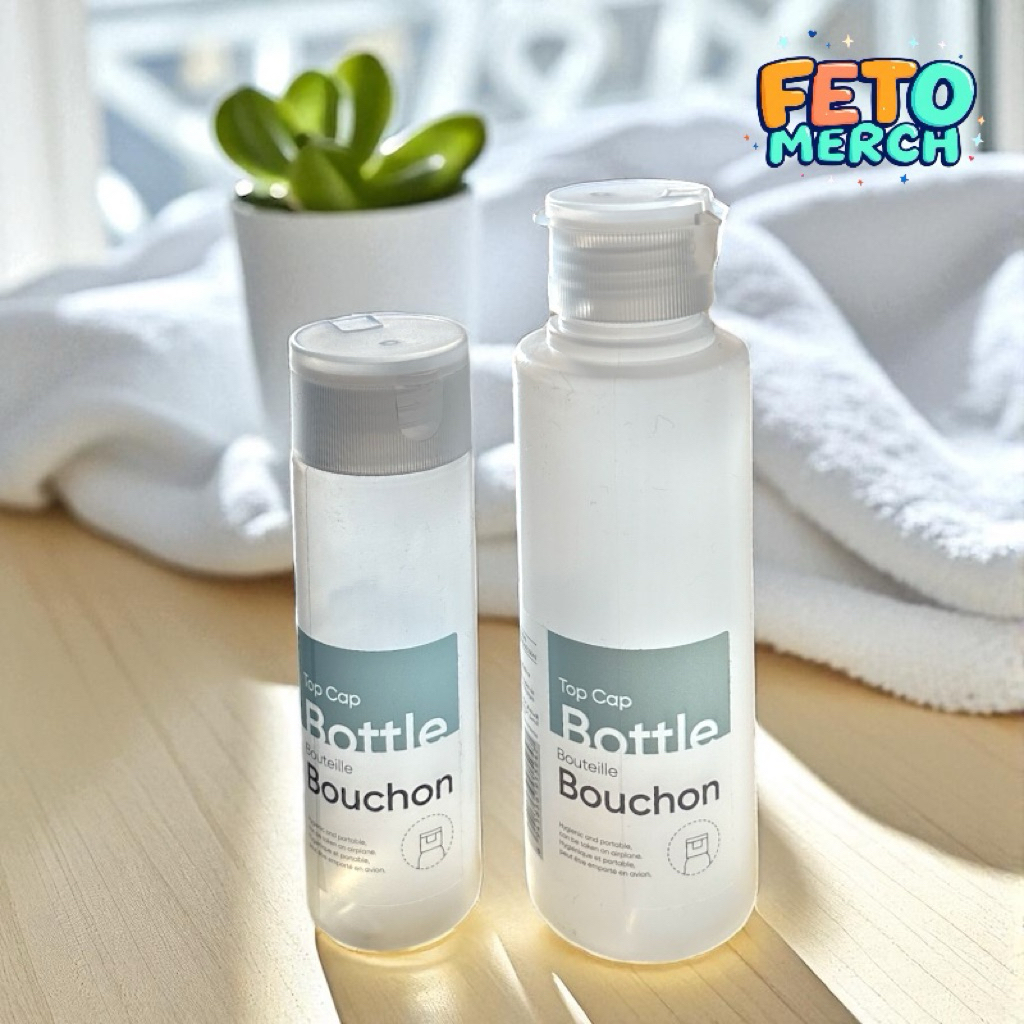 MINISO TOP CAP TRAVEL BOTTLE 50ml 100ml REFILLABLE TRAVEL BOTTLE ซื้อ 1 แถม 1 ฟรี