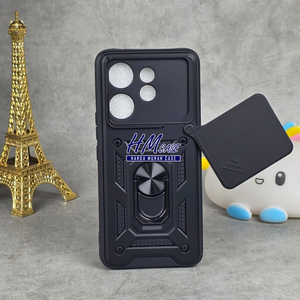 Vivo V60 Vivo Y400 Case Armor Slide Transformer Black Slide Camera Protection Vivo V60 Vivo Y400