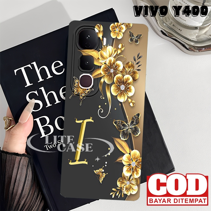 เคสแฟชั่น Vivo Y400 4G / Y400 5G / Y04s / Y04 / Y29 4G / Y29 5G - Silicone - วอลเปเปอร์กรอบดอกไม้ - 