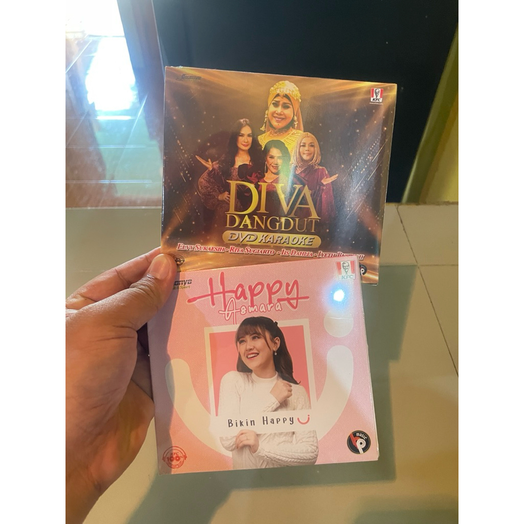 ของขวัญซีดีต้นฉบับ KFC Dangdut Songs Bonus Voucher