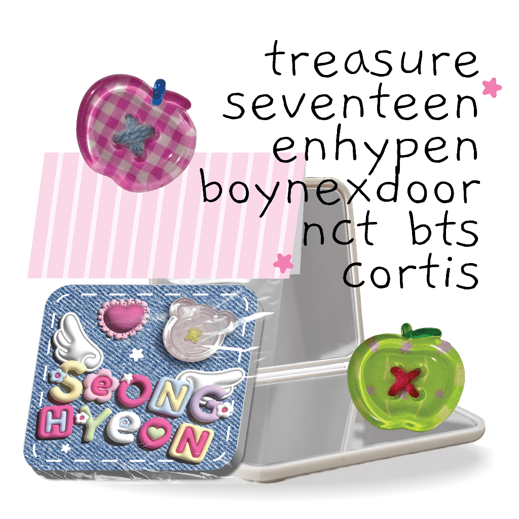 FOLDED MIRROR - kpop MIRROR nct สมบัติสิบเจ็ด bts boynextdoor enhypen cortis
