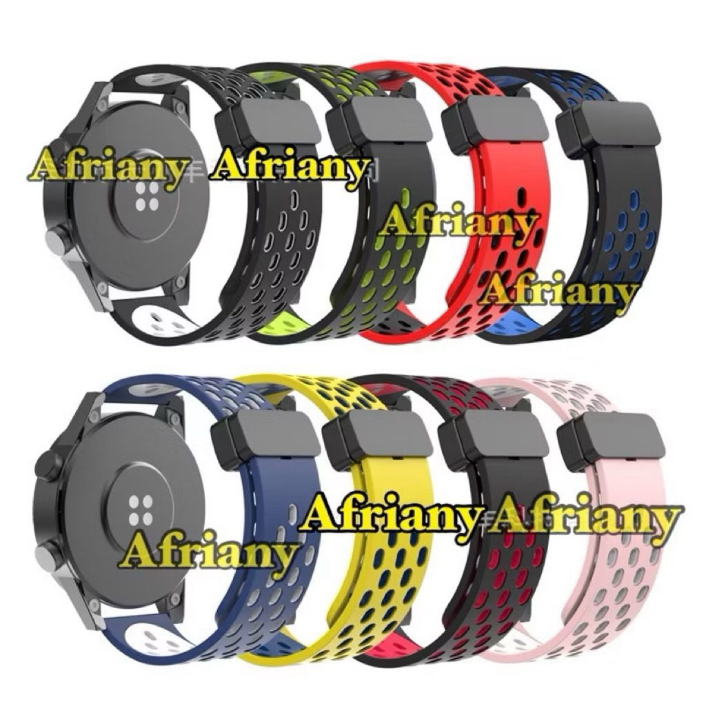 Strap Sport Strap Magnetic Buckle Smartwatch Pebble Time Round Large Eggel Tempo 1 2 ยางซิลิโคน