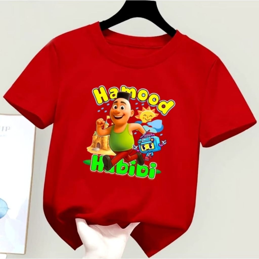 ล่าสุด viral Hamood Habibi เสื้อยืดน่ารัก/เสื้อยืดสําหรับเด็กผู้หญิง เด็กผู้ชาย วัยรุ่น และผู้ใหญ่ h