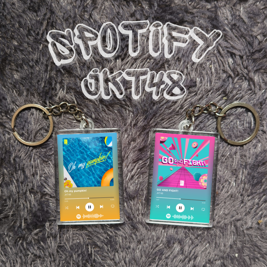 GANTUNGAN Spotify JKT48 พวงกุญแจอะคริลิค New Era สินค้าที่กําหนดเอง Unofficial / ไม่ใช่ต้นฉบับอย่างเป็นทางการ