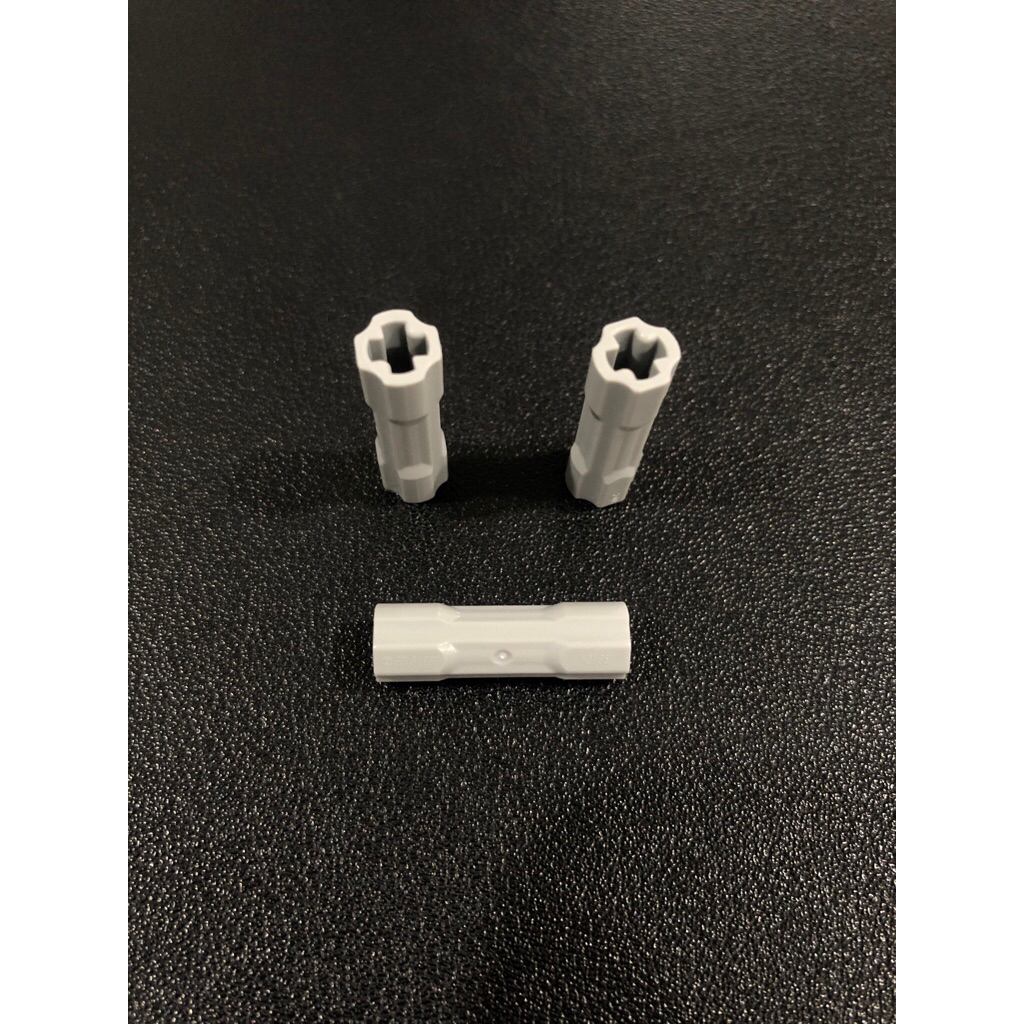 Lego Parts - 26287 - Light Blush Grey, Technic Axe Connector 3L