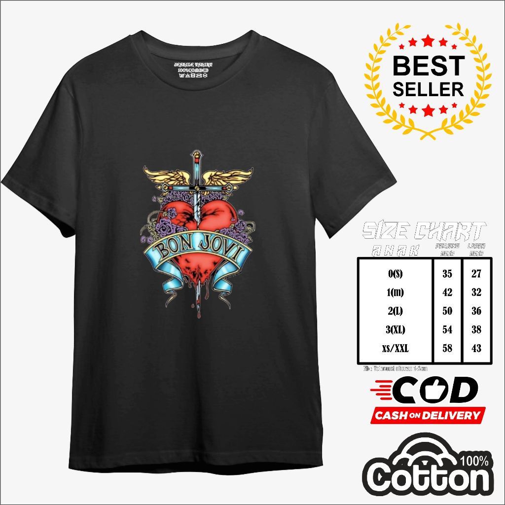 เสื้อยืดโลหะ / เสื้อวงโลหะ / Bon Jovi Private Judgement Day edition / เสื้อยืดโลหะ / เสื้อยืดวงดนตรี