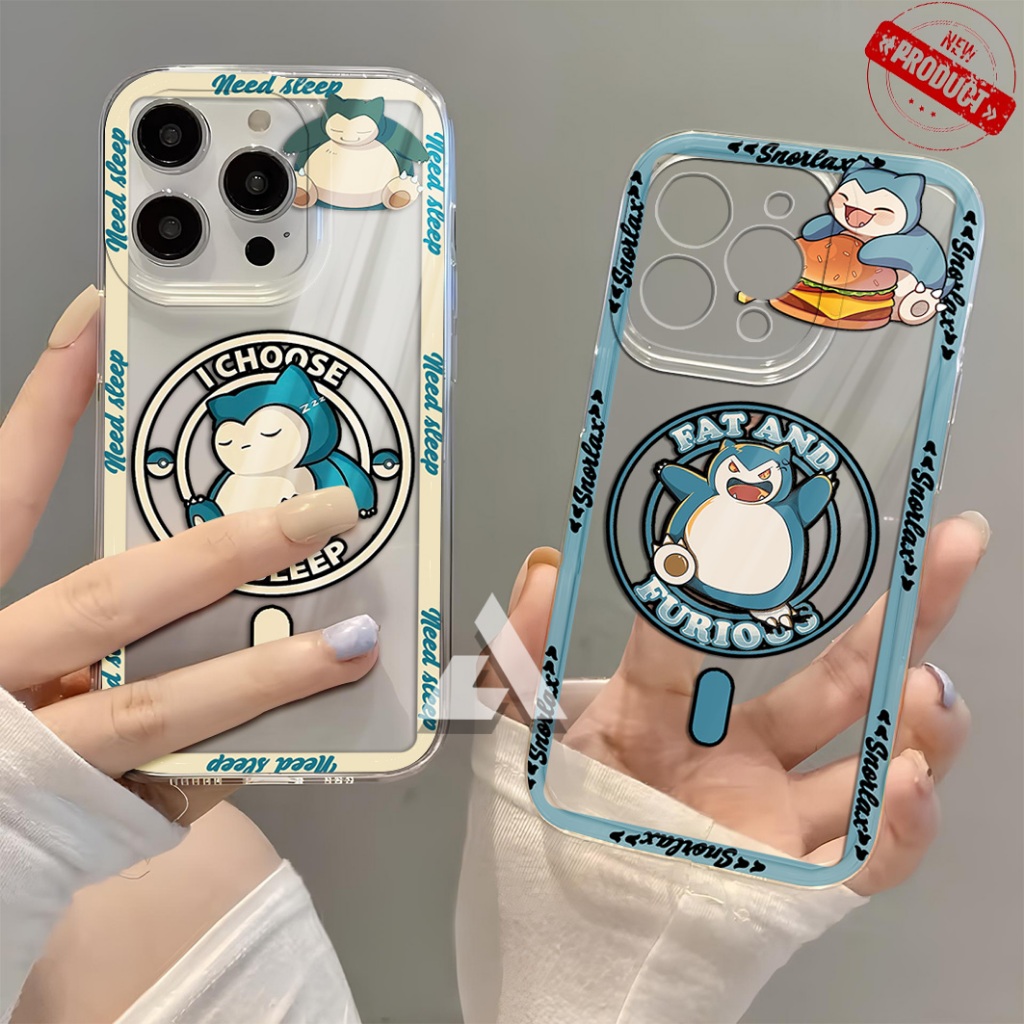 เคสใสเคลือบเงาสําหรับ Nubia A56 / neo 3t / A36 / neo 3 / neo 5G / neo 2 5G - Round Snorlax - NF117 -