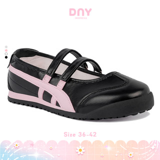 Sepatu DNY Flatshoes Wanita Kekinian Sepatu Hitam Back To School Casual Cewek Flip Flop Shoes Cewek Flat Shoes Korea 0523