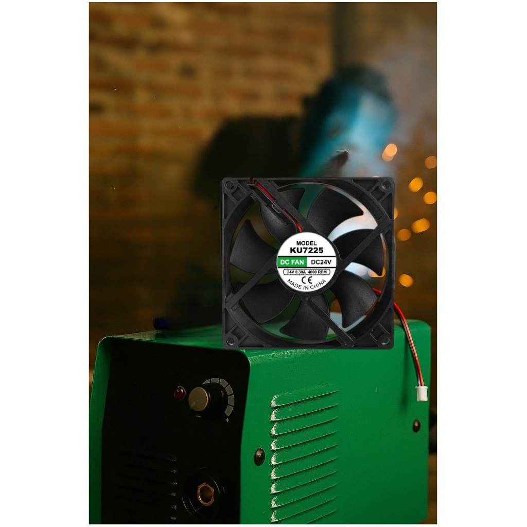 MESIN 24V DC 7CM WELDING MACHINE COOLING FAN / 7cm COOLING FAN 7X7X2.5CM 0.28/0.030A 4000RPM