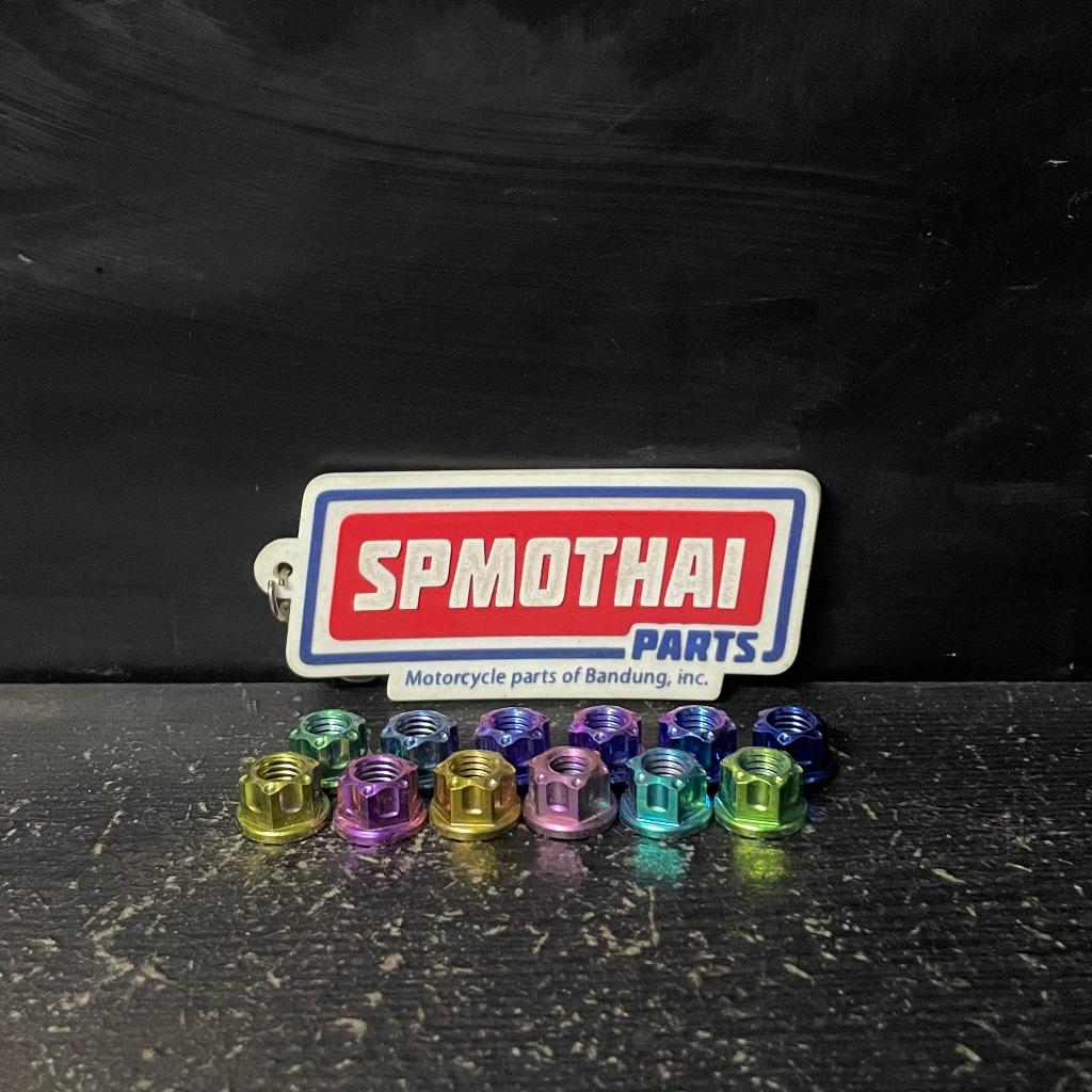 10 M6 TITANIUM THREAD OPEN NUT