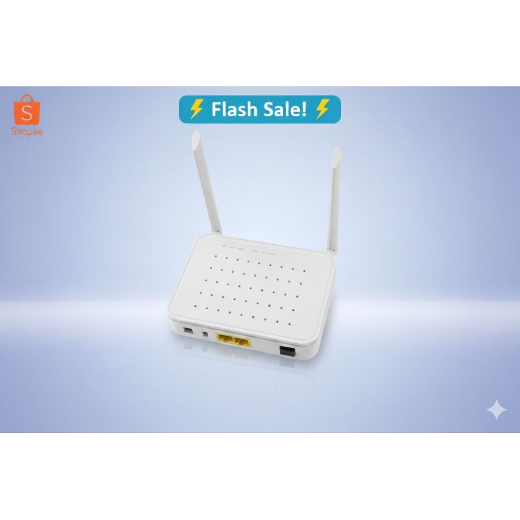 Onu BDCOM GP1704-2FE + อแดปเตอร์