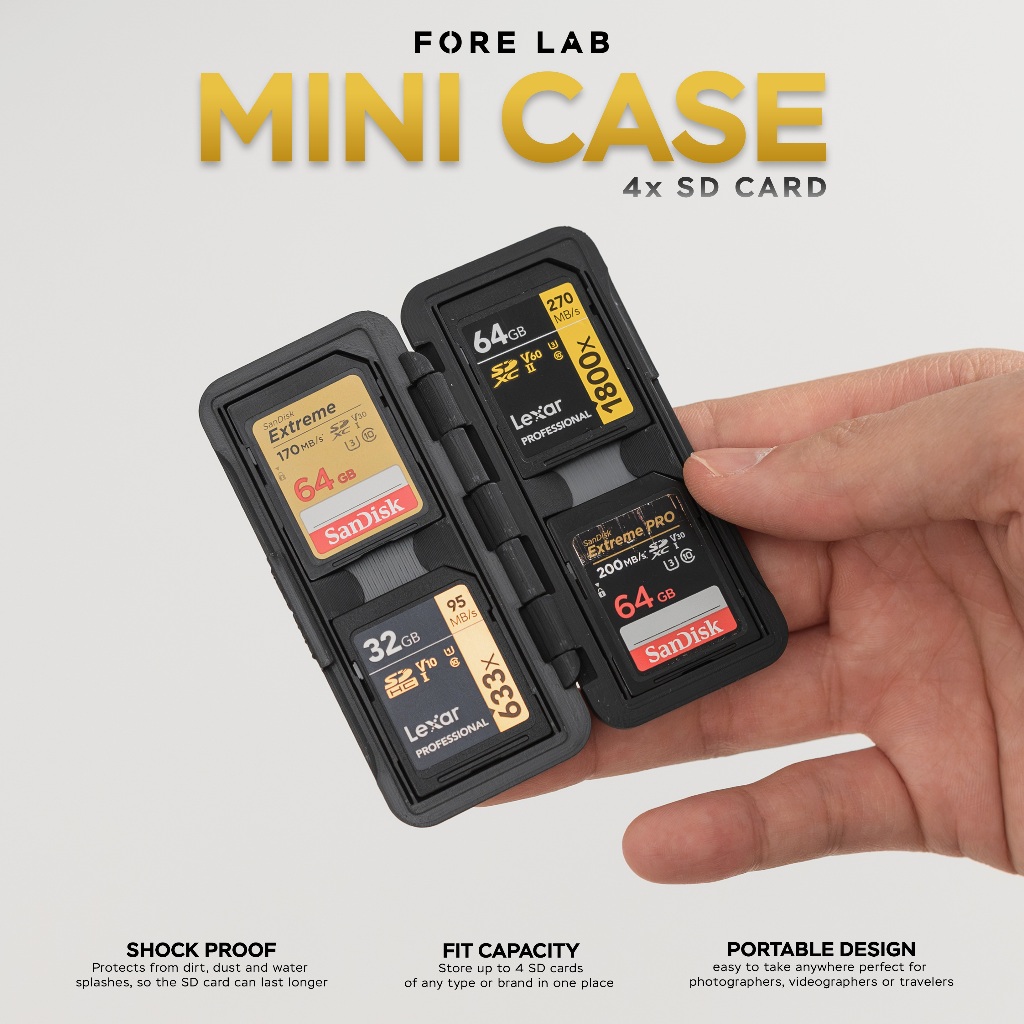 Mini Case Storage / Memory Box SD Card โดย FORE LAB