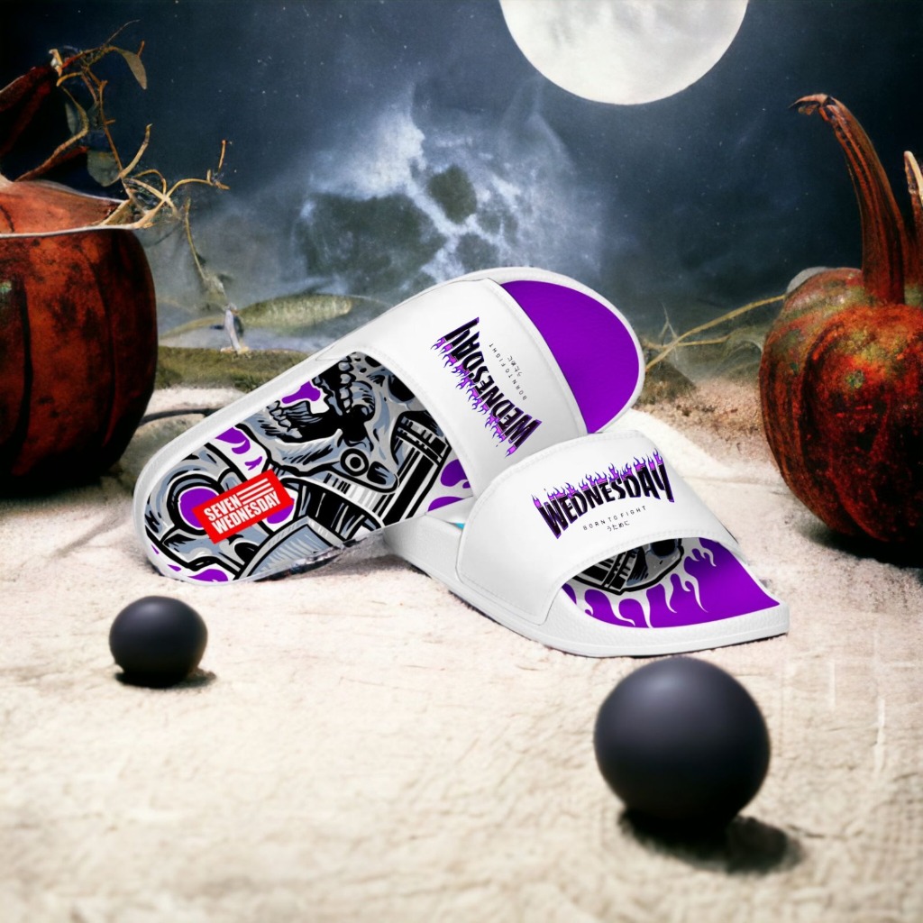 BRZ Adult Slop Sandals_012P UK 36-44 และเด็ก 26-35 ผู้ชายผู้หญิง Distro รองเท้าแตะการพิมพ์ Motif,