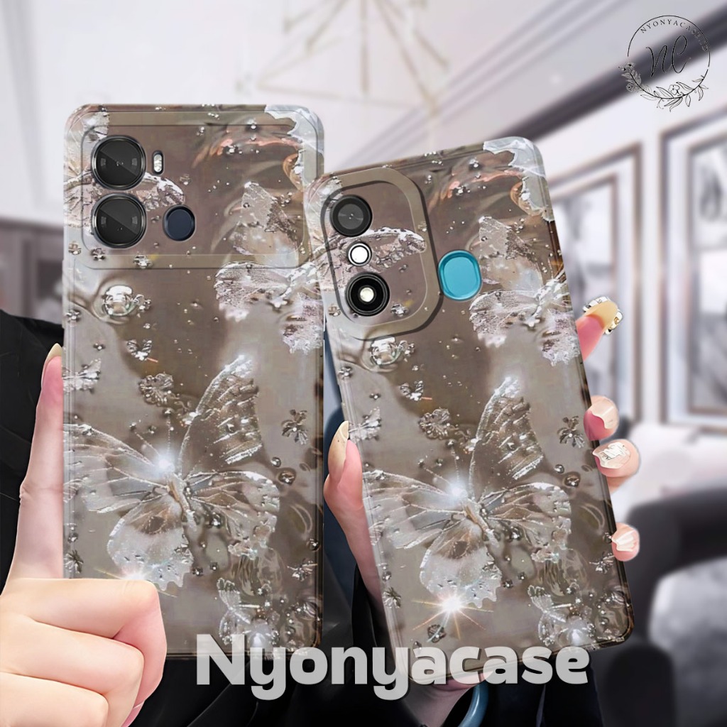 เคส Itel P40 - Itel P17 - Itel P65 - Itel A58 - Itel A49 - เคสแฟชั่น Softcase Macaron Protect Camera