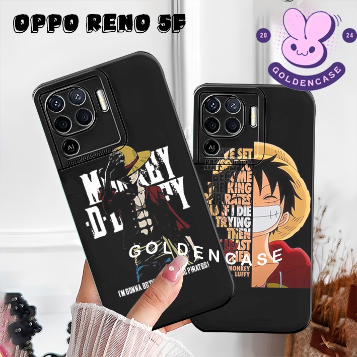 HP Oppo Reno 5F 4F 7Z 8Z Reno 4 4G 5 4G 5 5G 6 4G ล่าสุด luffy อะนิเมะ motif - Liquid Procamera - เค