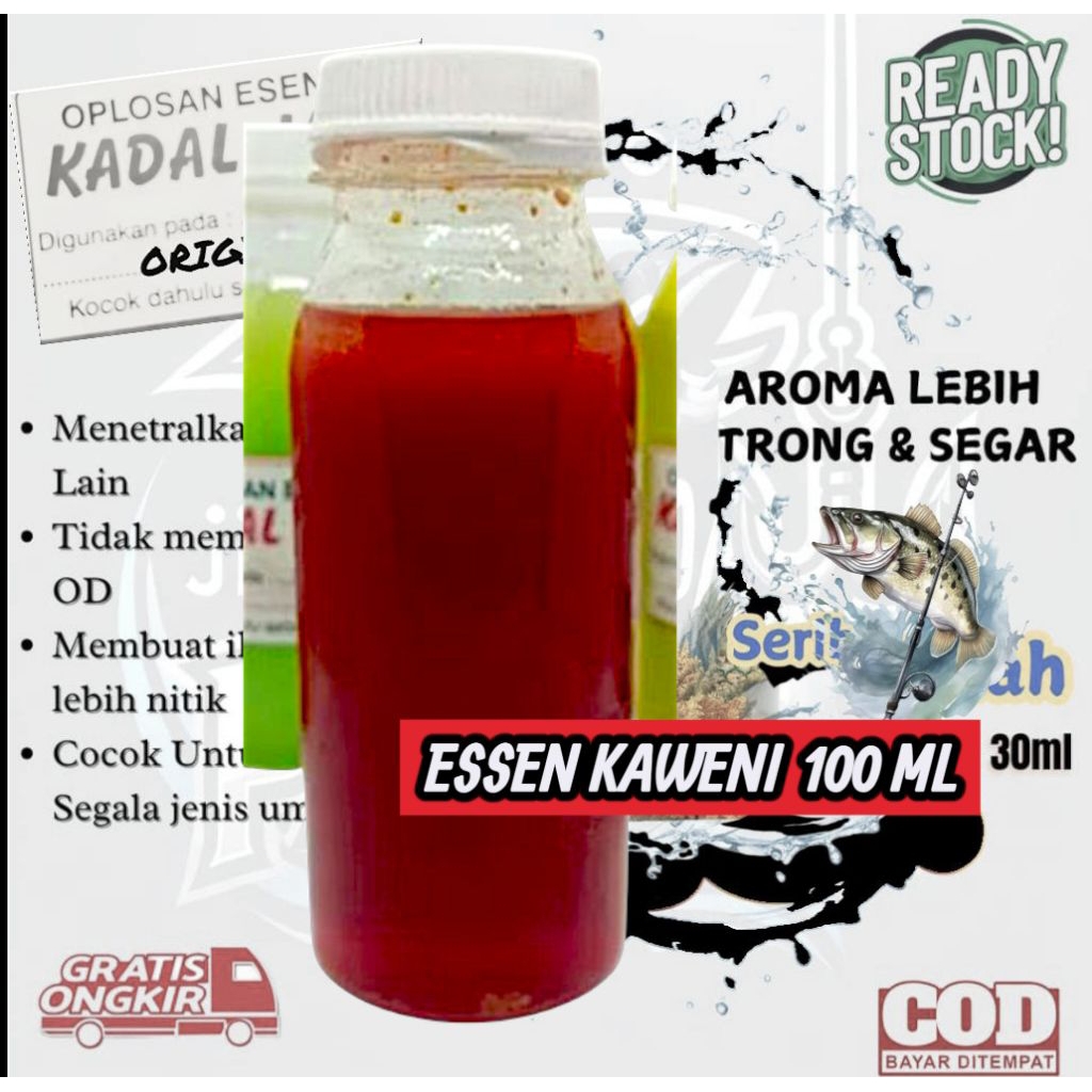 Kawoni essence 100ml/(KADAL JAYA OFFICIAL)DAILY ESSENCE//SUNDAL ESSENCE//GAPUNG ESSENCE//HUIT ESSENC