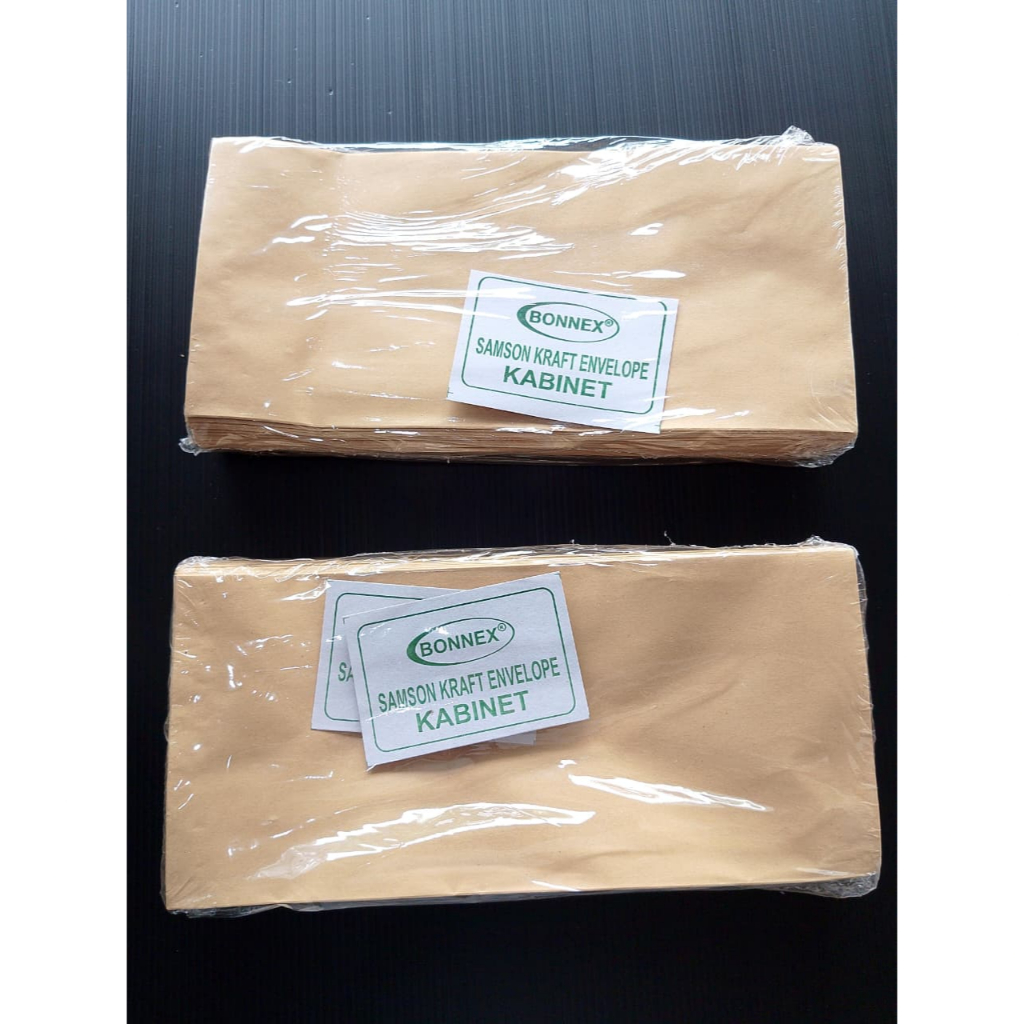 SAMSON KRAFT ENVELOPE CABINET ขนาดกลาง/AMPLOP MONEY 1 PACK 100 LBR