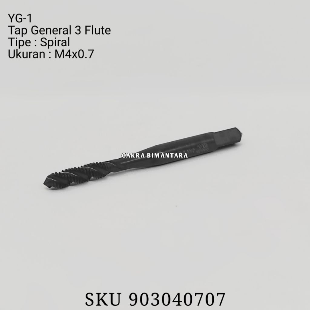 YG-1 Tap M4x0.7 เครื่องต๊าปเกลียว ทั่วไป M4 x 0.7 SP YG1