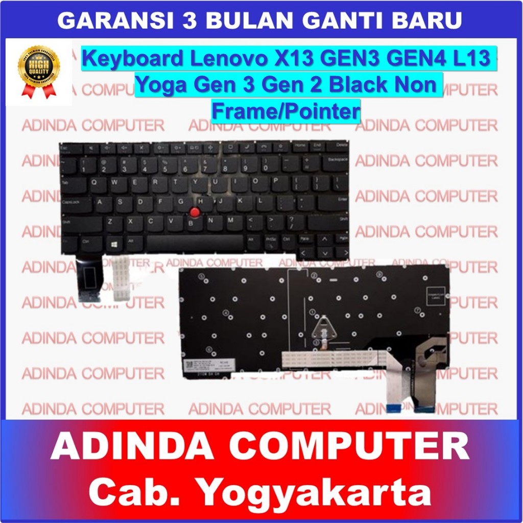 Lenovo Thinkpad X13 Gen2 Gen 2 Gen3 Gen 3 L13 Gen3 Gen 3 Gen4 Gen 4 20xh 20xj คีย์บอร์ด