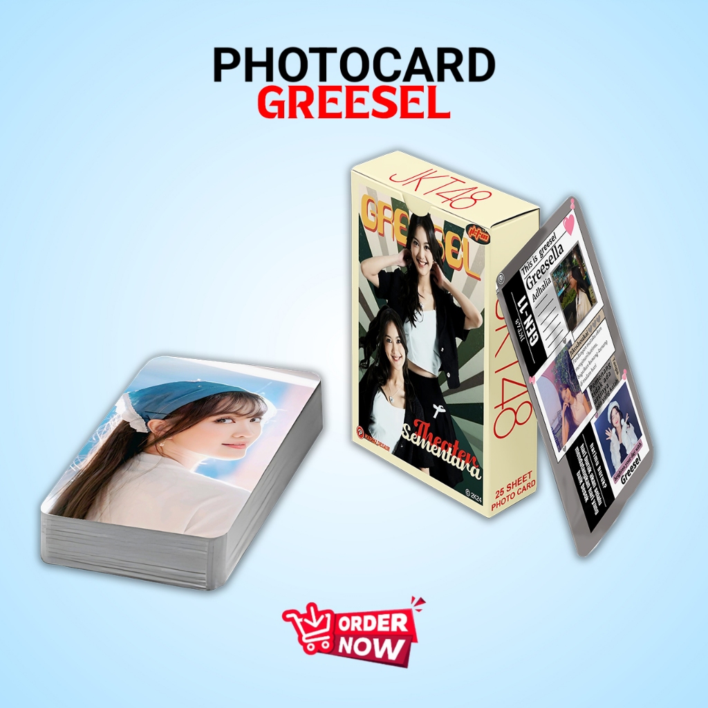 ชุดโฟโต้การ์ด GREESEL MEMBER JKT 48 PREMIUM 1 PACK LIMITED EDITION