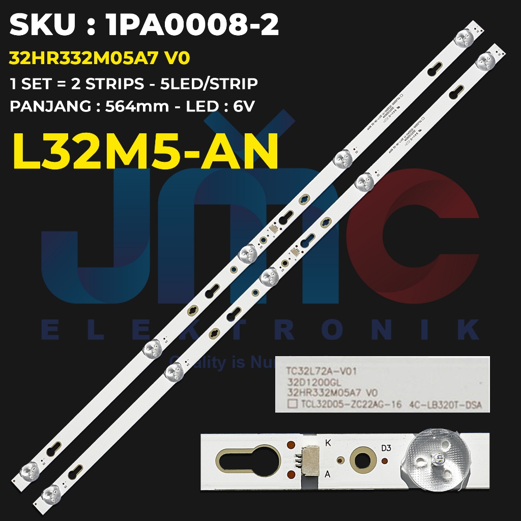 XIAOMI 32 นิ้ว TV Backlight L32M5-AN MI A4 4A A3 32HR332M05A7 V0