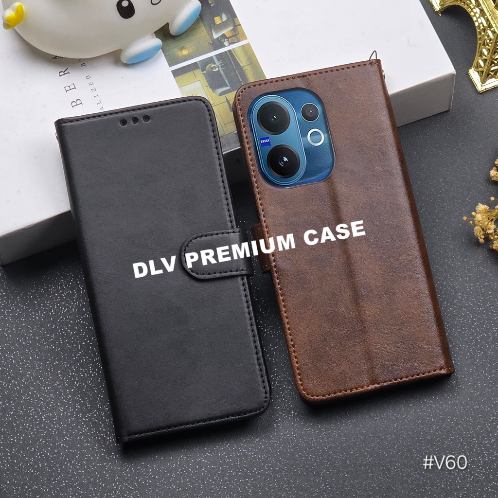 VIVO V60 VIVO Y400 CASE FLIP COVER LEATHER FLIP CASE WALLET VIVO V60 VIVO Y400