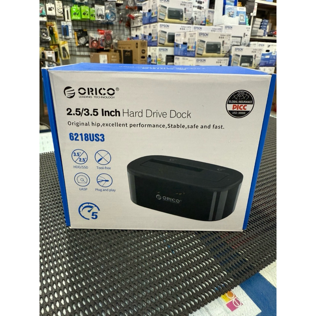 ORICO 6218US3 2.5/3.5 INCH HARD DRIVE DOCK