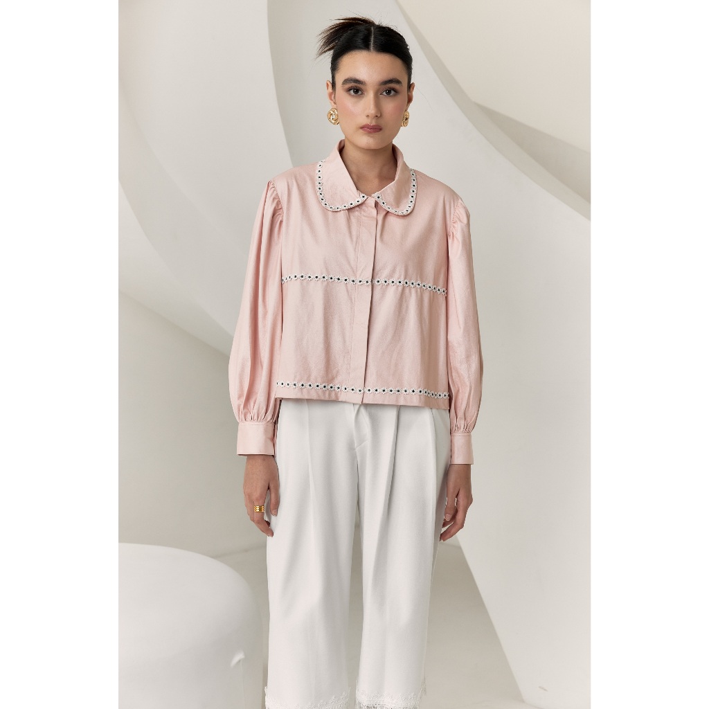 **DEFECT** - เสื้อแจ็คเก็ตหนัง QUEEN FAUX