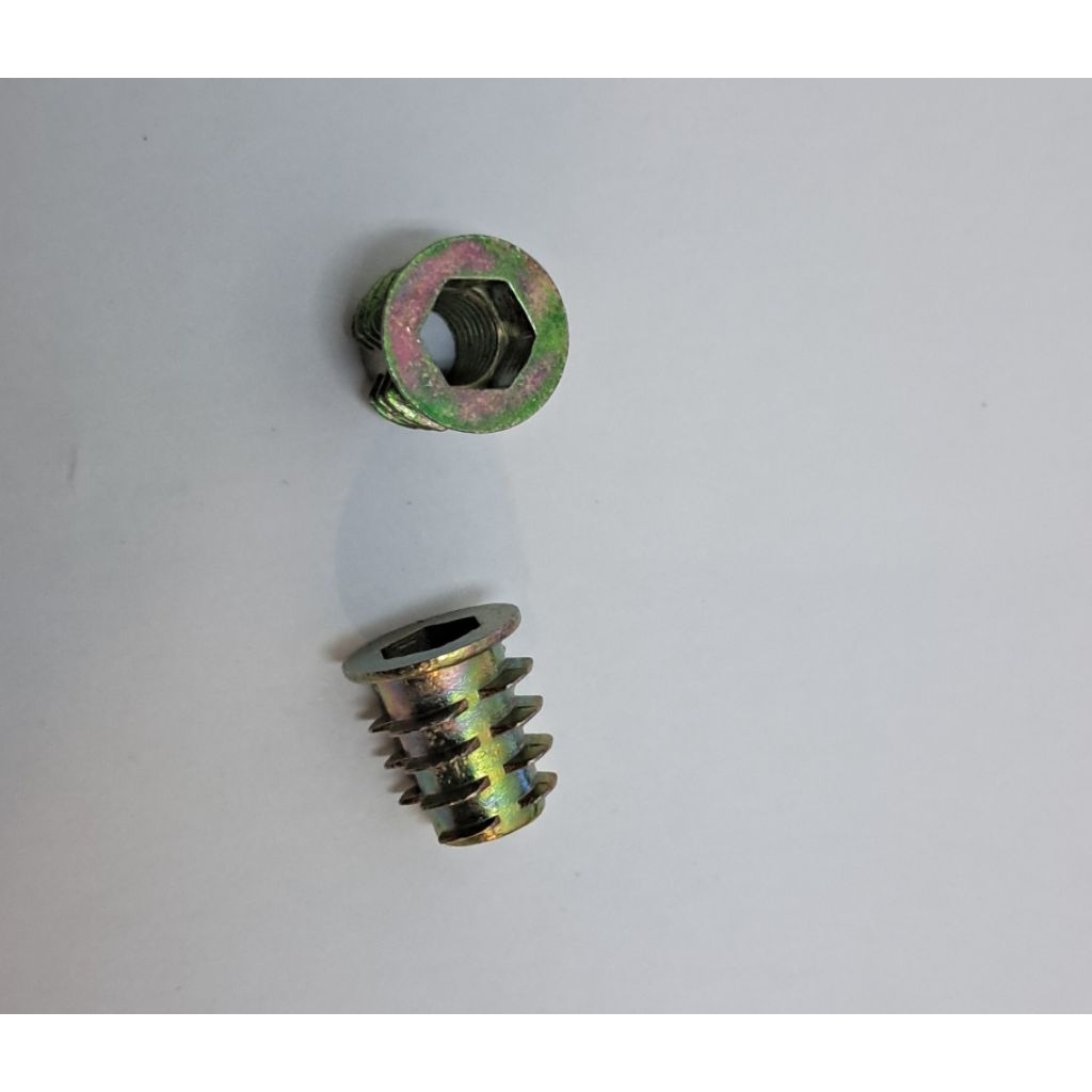 น็อตสับปะรด M6x10 OD ใส่น็อต 6x10 OD 10 mm