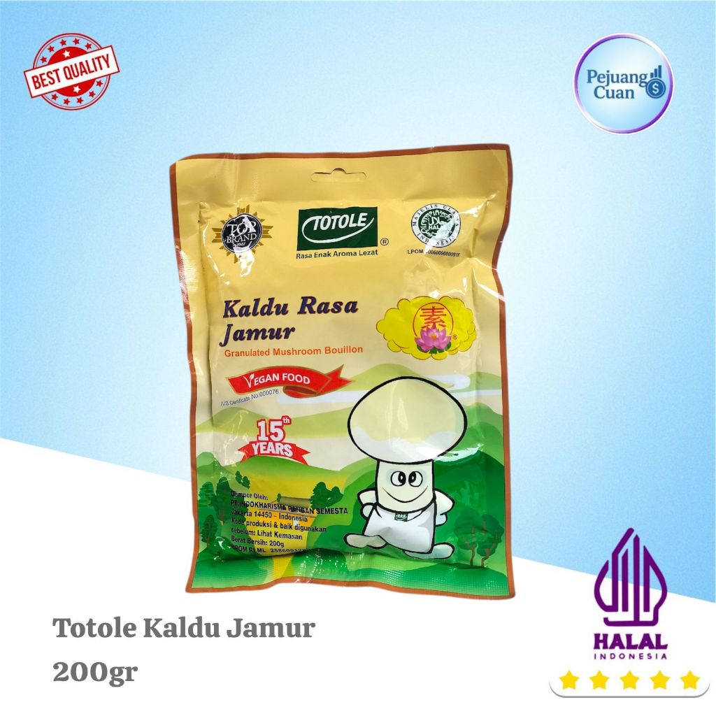 TOTOLE MUSHROOM BROTH 200 GR - MUSHROOM BOUSILLON / TOTOLE MUSHROOM BROTH