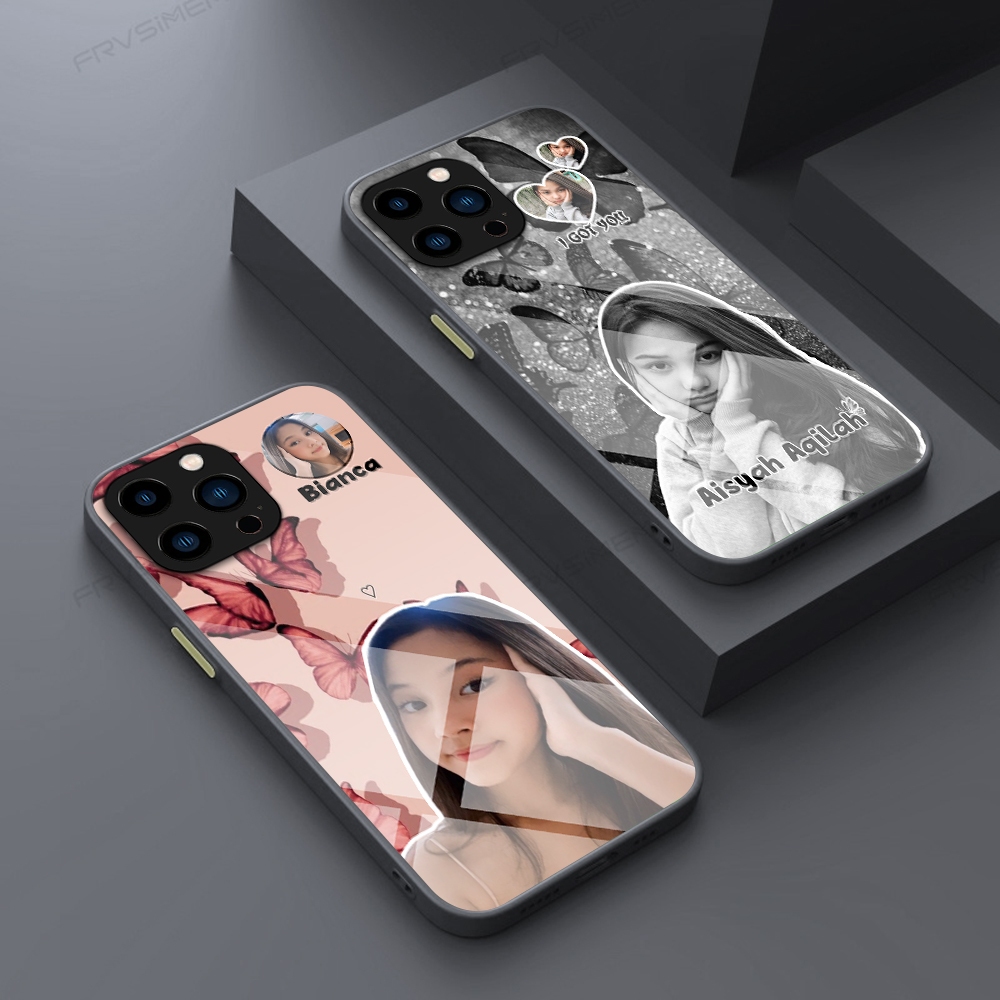 PJL14 CUSTOM REQUEST SOFTGLASS แก้วพรีเมี่ยม PHOTO และ NAME ACCORDING TO YOUR DES สําหรับ SAMSUNG A0