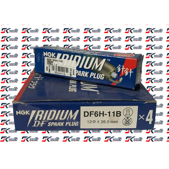 RIDIUM DF6H-11B SIGRA 1.2 ปลั๊ก NGK SPARK ดั้งเดิม 054412