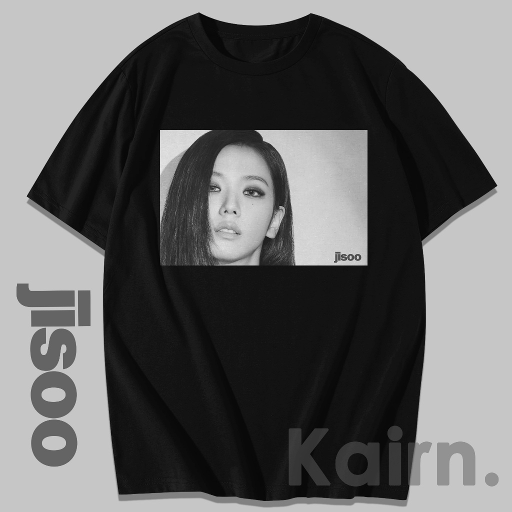 KAIRN - เสื้อยืด JISOO CLOSE UP / เสื้อยืด JISOO BLACKPINK / เสื้อยืด BLINK / เสื้อยืด KPOP / FANSME