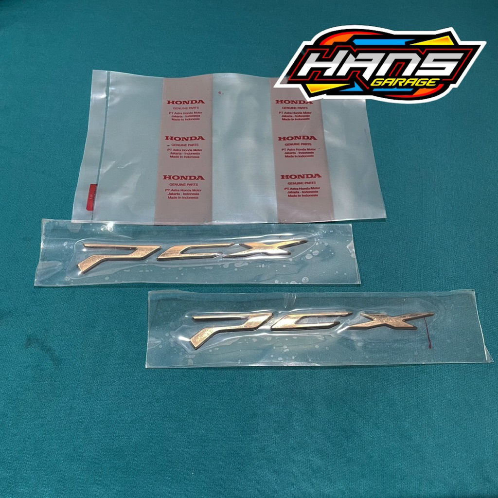 สัญลักษณ์โลโก้ลายนูน 3 มิติ ORIGINAL สําหรับ Honda PCX 150 160 (สีทอง)