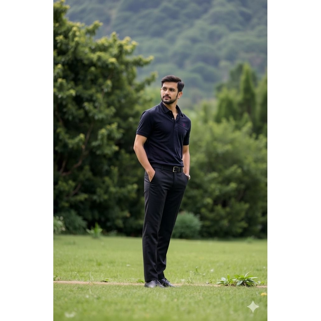 Zeeda - กางเกงทํางานสํานักงานทรงเข้ารูปอย่างเป็นทางการของผู้ชายกางเกงพื้นฐานผ้าวูล