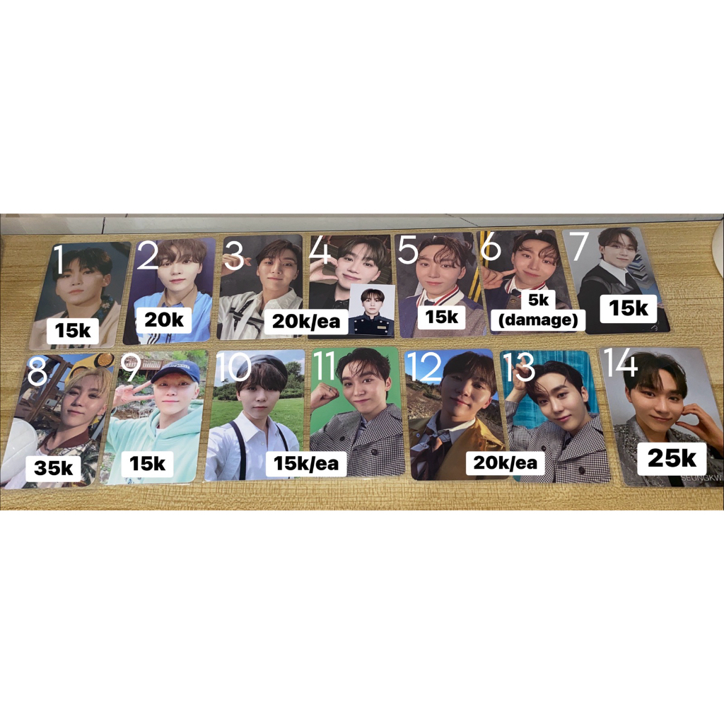 (READ DESC) SEVENTEEN PHOTOCARD SEUNGKWAN