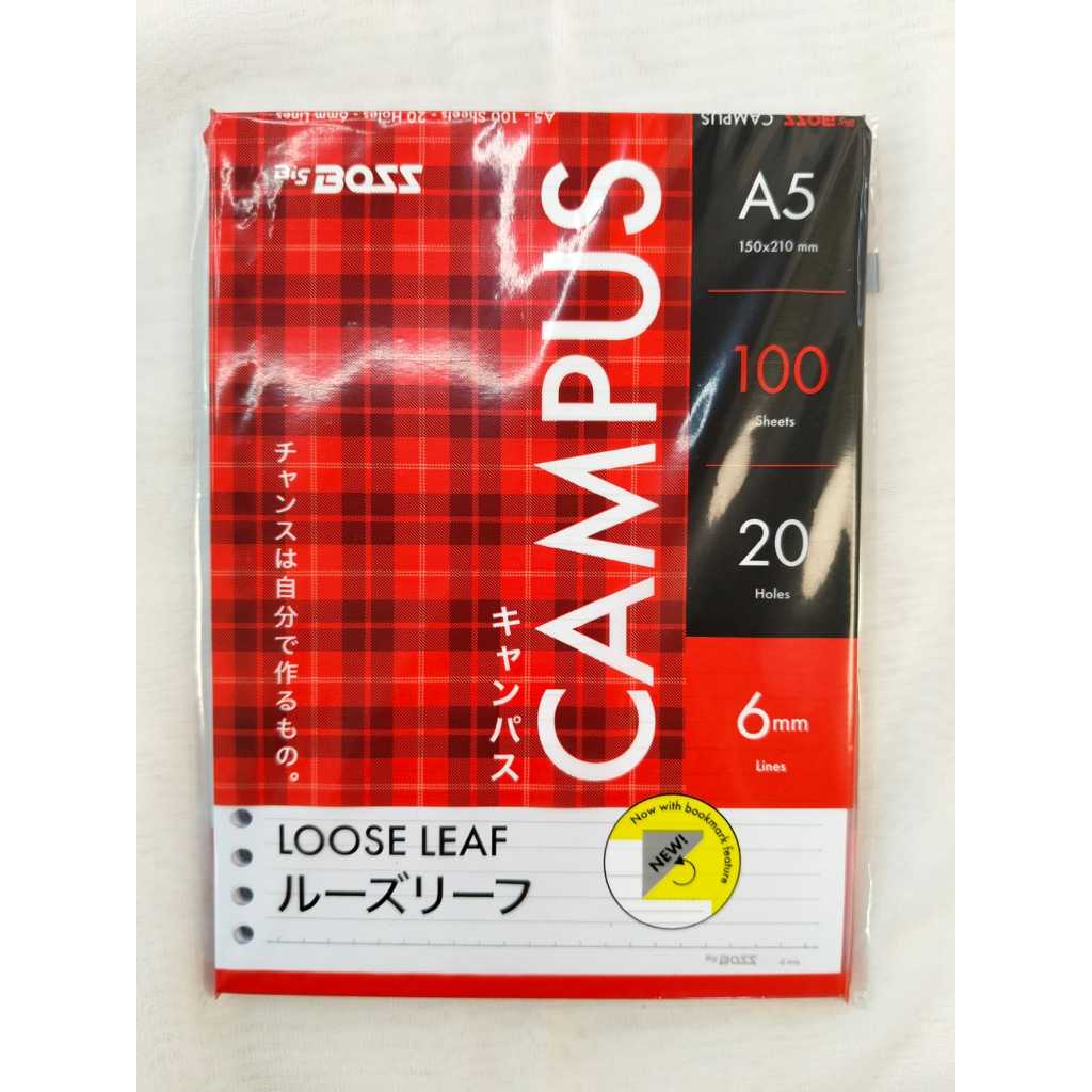 A5 BIG BOSS BINDER กระดาษ 100 แผ่น / ใบหลวม A5 100 แผ่น BIG BOSS