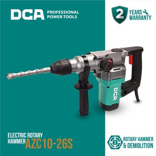 DCA Rotary Hammer / Bor Beton Listrik 900Watt 26mm AZC10-26S