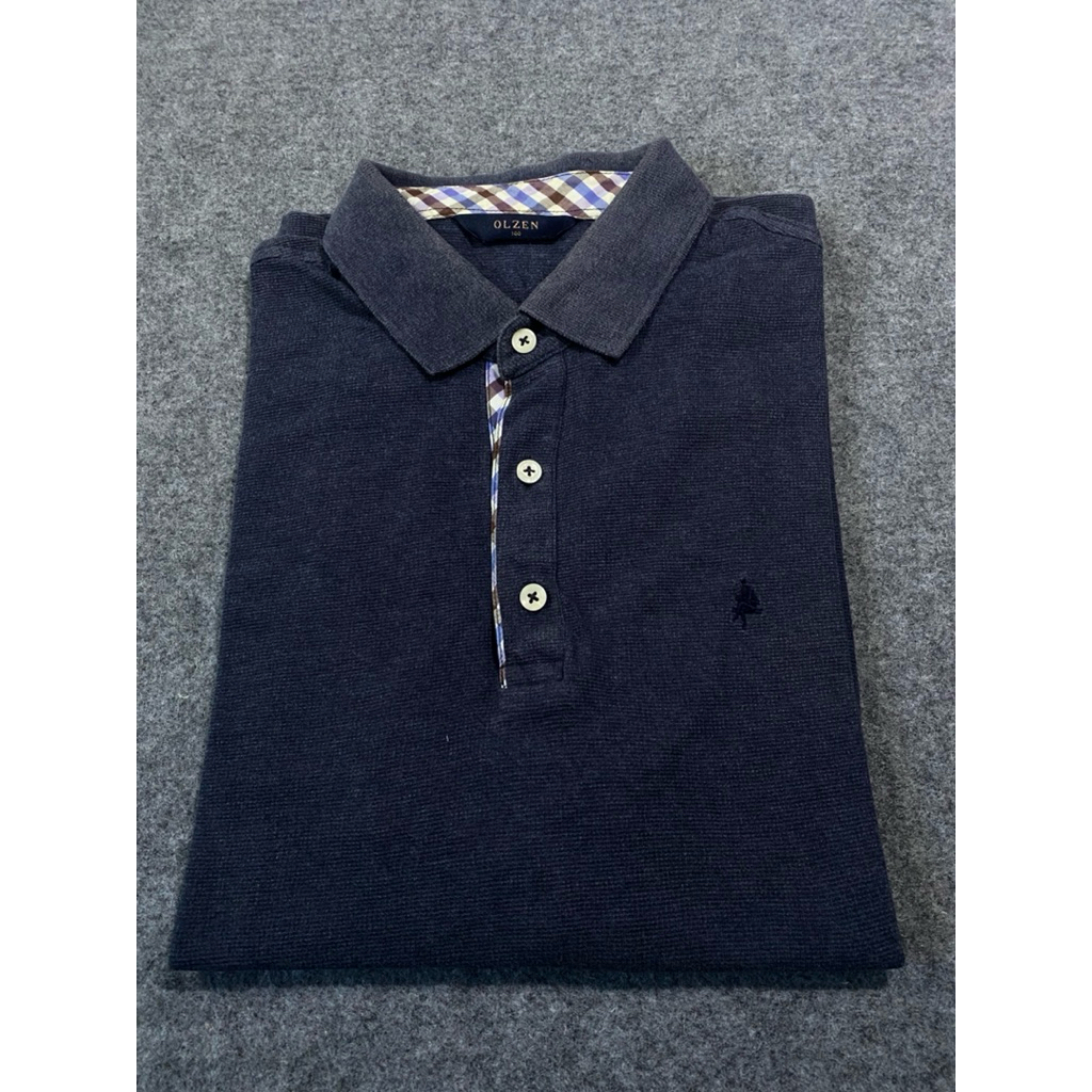 เสื้อยืด OLZEN GREY COLLAR SIZE S