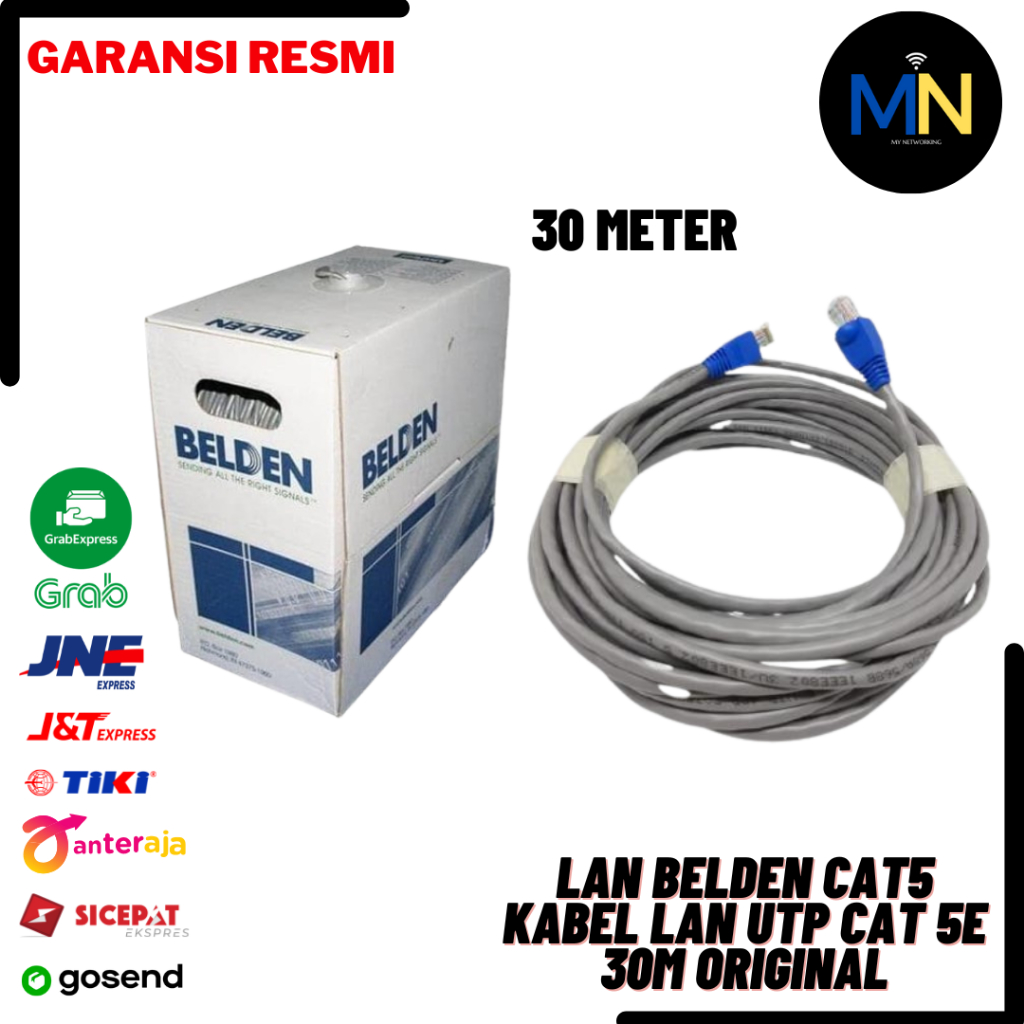 Belden CAT5e UTP 30 เมตร สายเดิม Belden