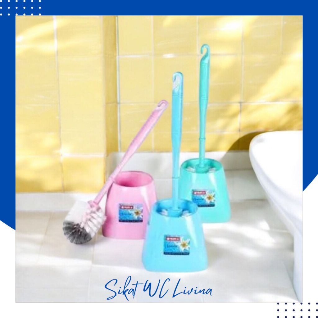 LION STAR BO-2 แปรงขัดห้องน้ํา Livina No. แปรงขัดห้องน้ํา 102 พร้อมที่ หรือ หม้อ