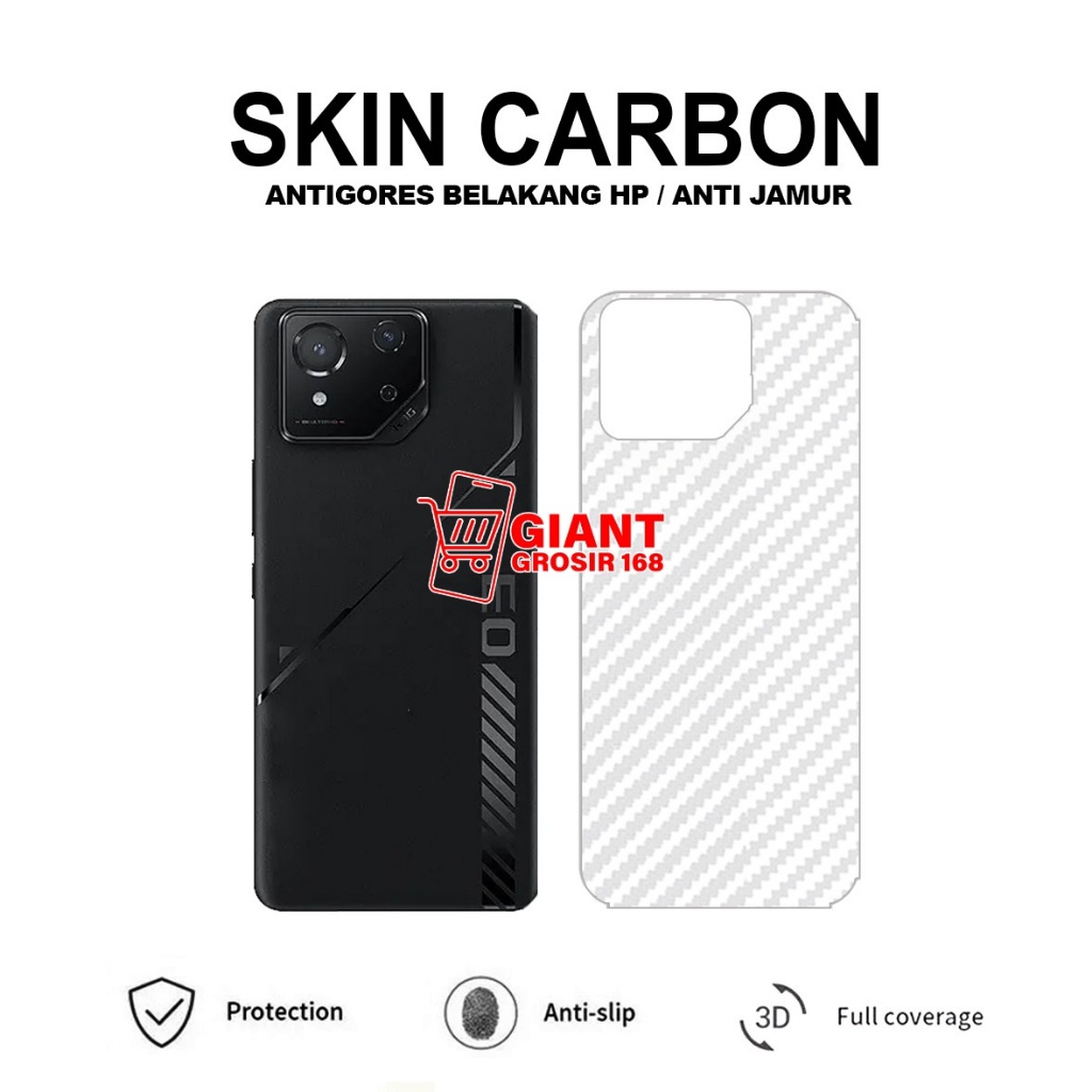 ASUS ROG PHONE 9 FE SKIN CARBON 3D ANTI-SCRATCH BACK SKIN CARBON ASUS ROG PHONE 9 FE