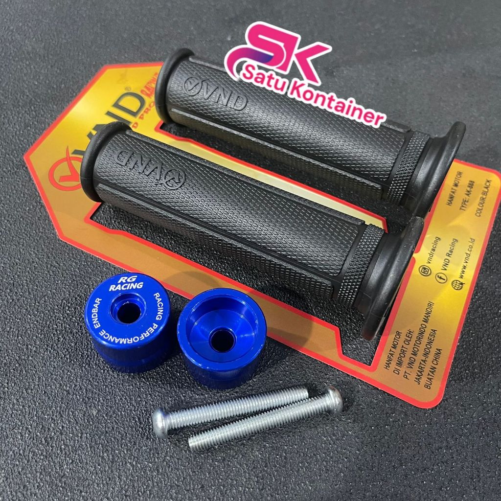 VND GRIP 888 PLUS BLUE เครื่องกลึง Spur STIR PENDUM BEAT DELUXE VARIO 160 Beat Genio Stylo - ORIGINA