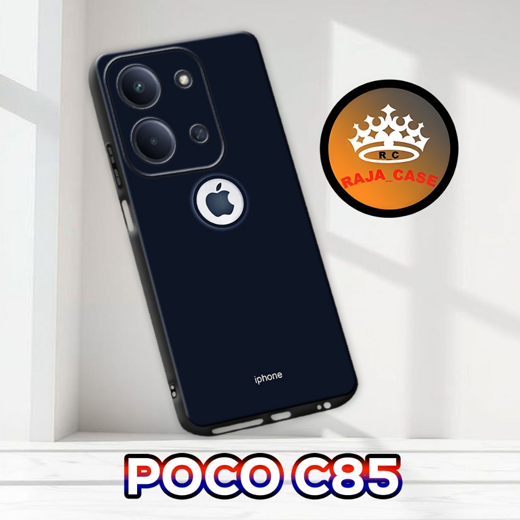 เคสยาง Rc20/ POCO C85 - เคส Apple Motif - เคส POCO C85 - เคส POCO C85 - เคสซิลิโคนสุดเท่ POCO C85