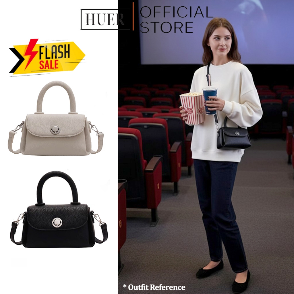 HUER ~ Yeume Flap Satchel Bag 9536-420