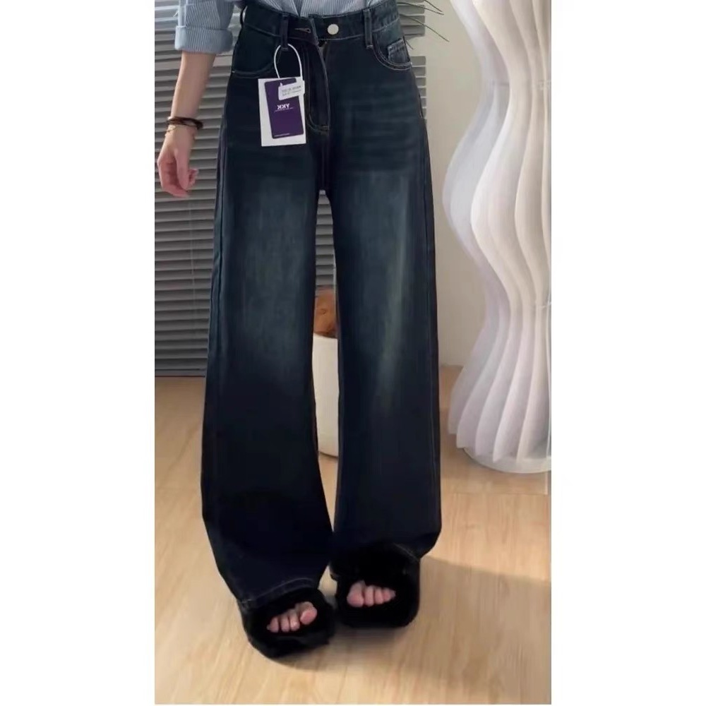 YOYO - Retro Culottes Highwaist Loose Jeans Women Baggy Loose Jeans Premium Womens Jeans