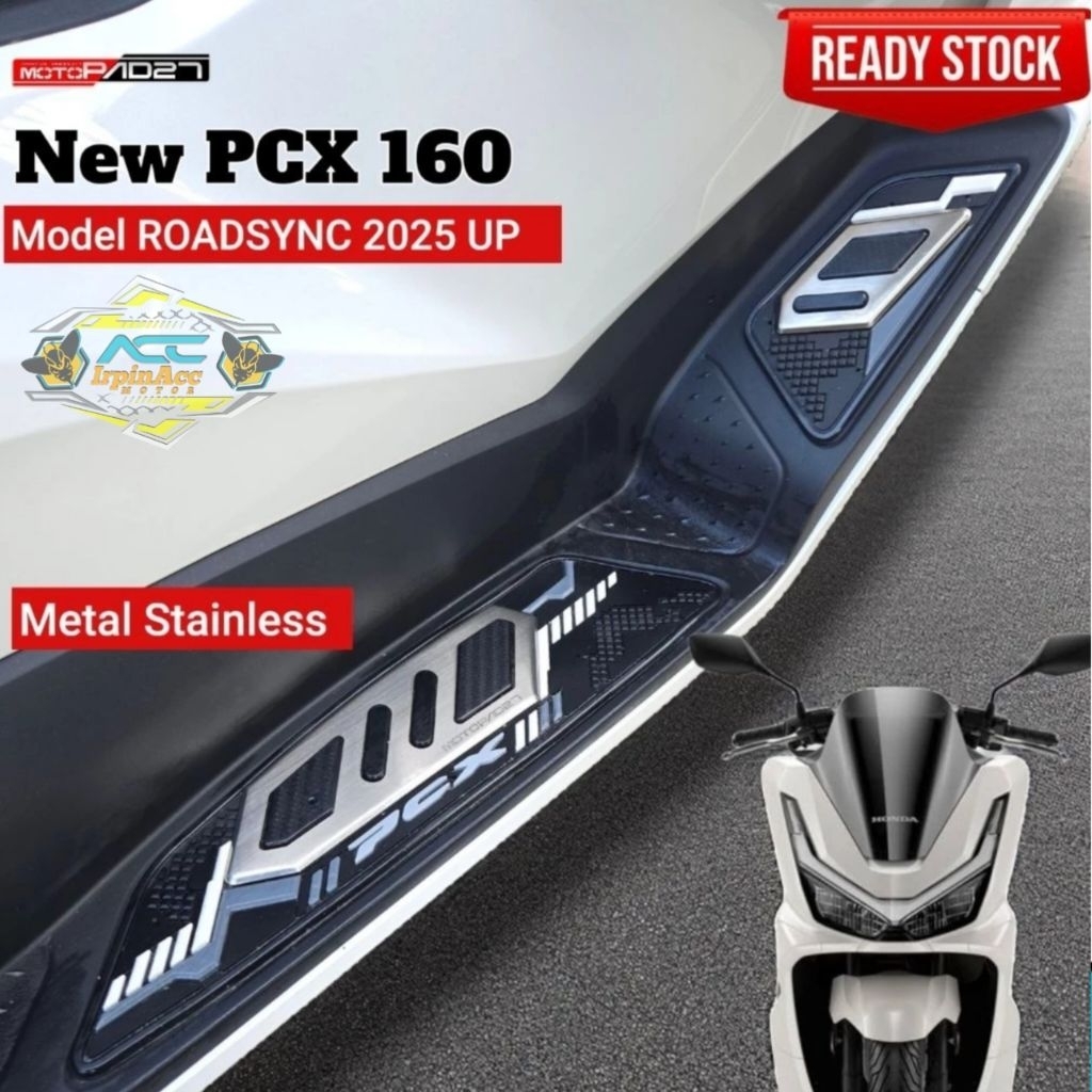 Motopad27 premium Step floor ใหม่ PXC 160 2025 CBS ABS ROADSYNC สินค้าใหม่